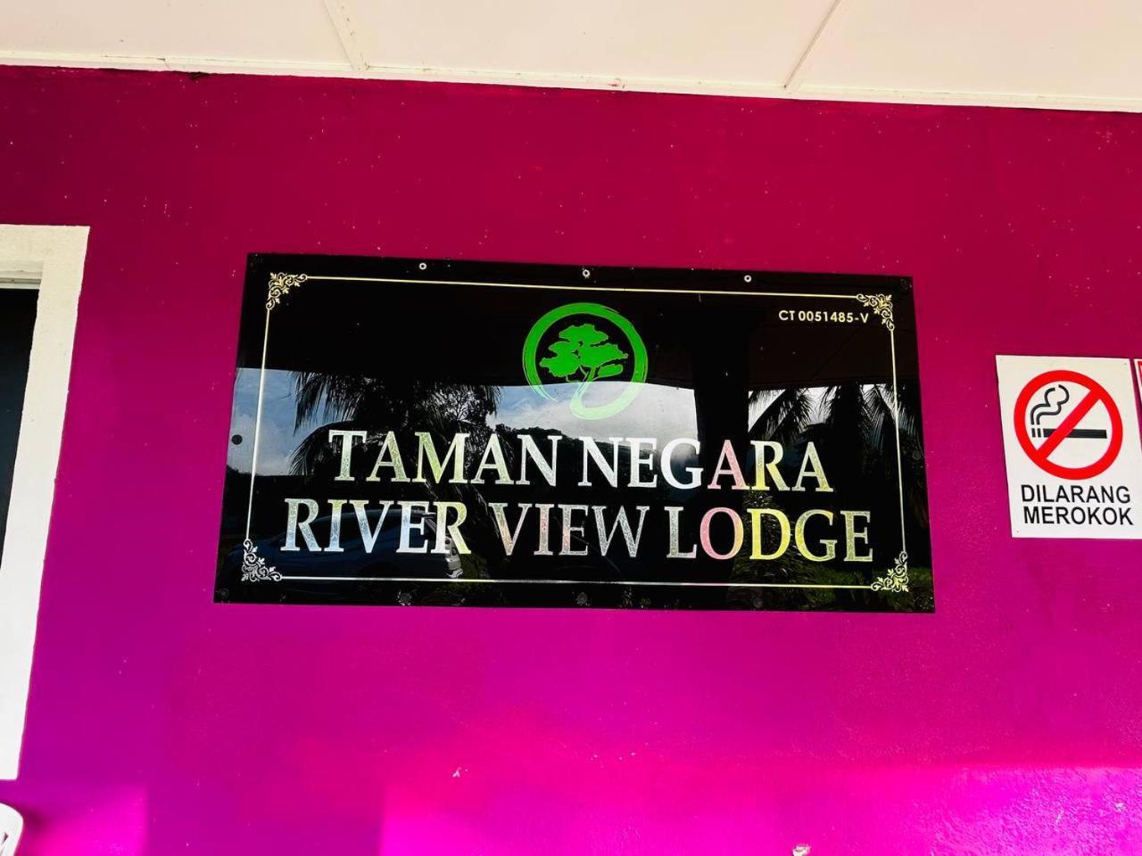 Taman Negara River View Lodge Kuala Tahan Exterior foto